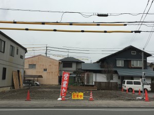 更地になった旧店舗